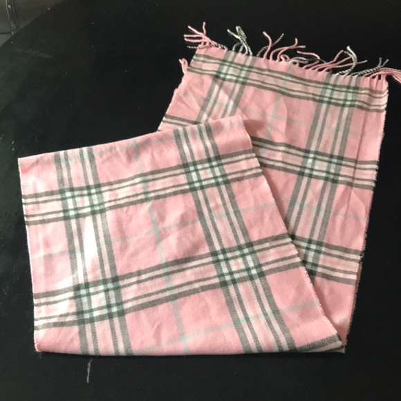 New Acrylic Pink /Black Super Soft Scarf  60x 12.5 - Picture 1 of 5